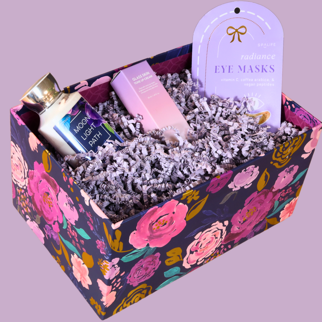 lilac crinkle paper